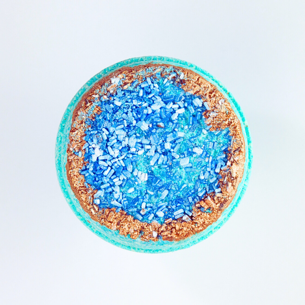 Turquoise Crystal Bath Bomb