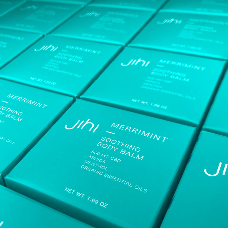 Jihi | Merrimint™ Soothing Body Balm Packaging
